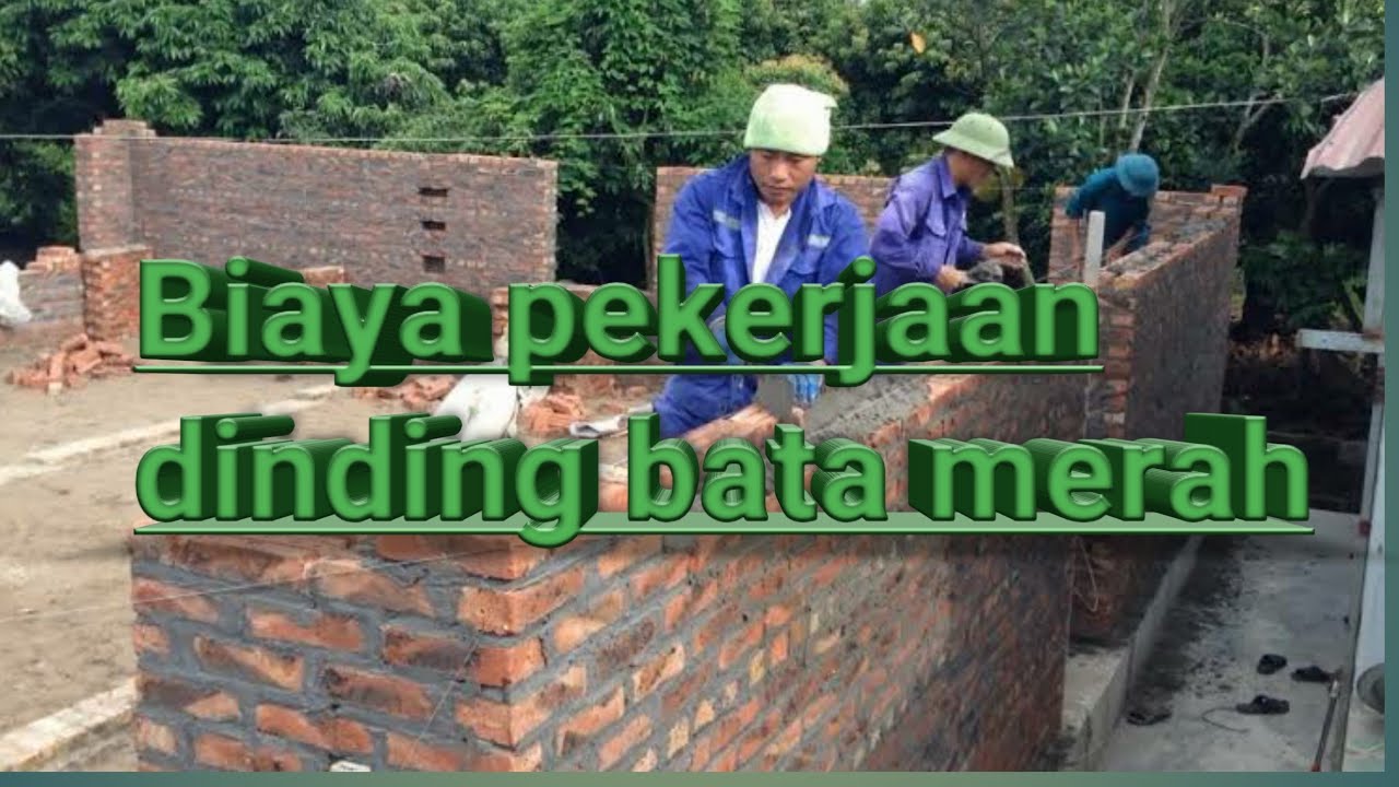 ANALISA HARGA PEKERJAAN PASANGAN BATA MERAH  YouTube