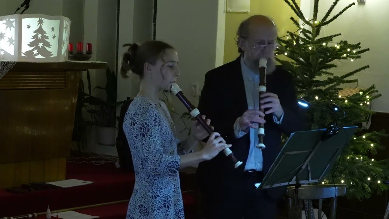 Adventní koncert Vítkova flétnová školička.