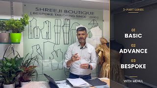 3 Modules to Master Tailoring: Basic → Advance → Bespoke | Shreeji Fashion Academy