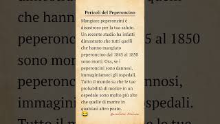 Pericoli del Peperoncino 😂 #shorts