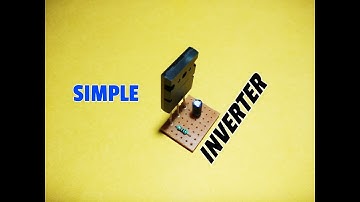 How To Make Simple Inverter Circuit 12V DC To 220V AC Using Transistor..Transistor Inverter..