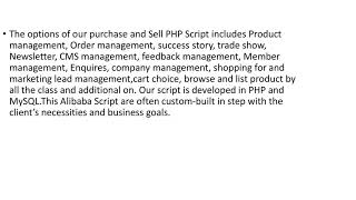 Alibaba Clone  | Alibaba PHP Script
