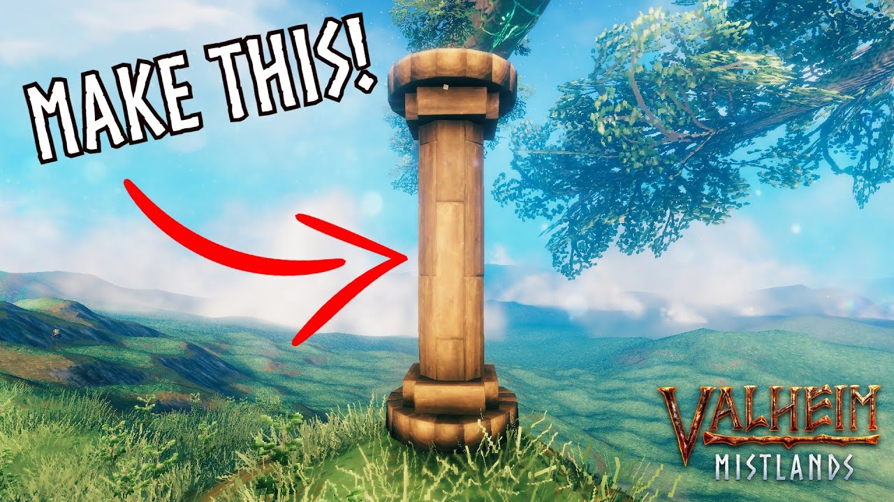 Valheim Mistlands How to build Pillars YouTube
