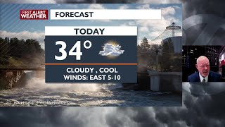 Clouds and Cool Today...A Touch Warmer Thursday