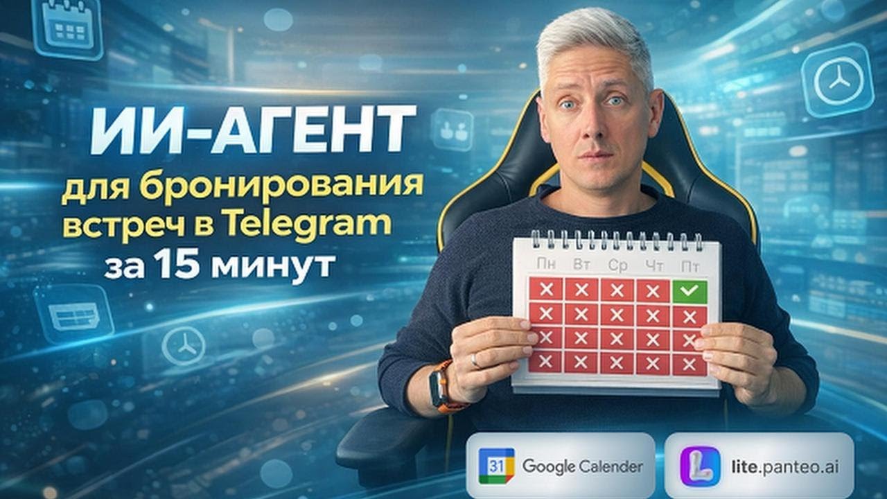 Google Calendar + Telegram: ИИ-агент для бронирования встреч