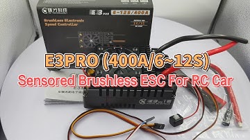 RC Car Motor Electronic Speed Controller E3 PRO ESC 400A(6~12S)