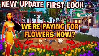 Celebrity Pocahontas Update Review and First Look in Dreamlight Valley. Flowers In Premium Shop? Profile