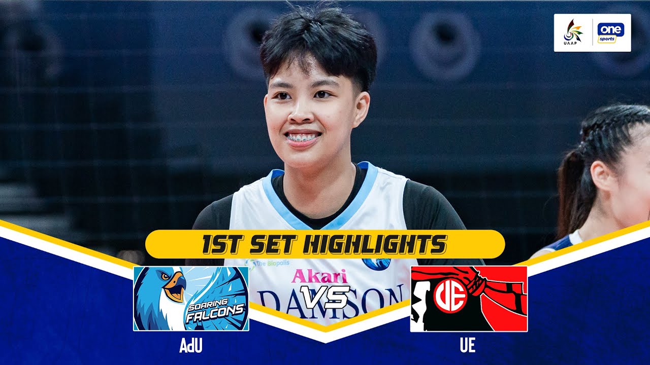 AdU vs. UE | SET 1 GAME HIGHLIGHTS | UAAP SEASON 87 WOMEN’S VOLLEYBALL | FEB 26, 2025