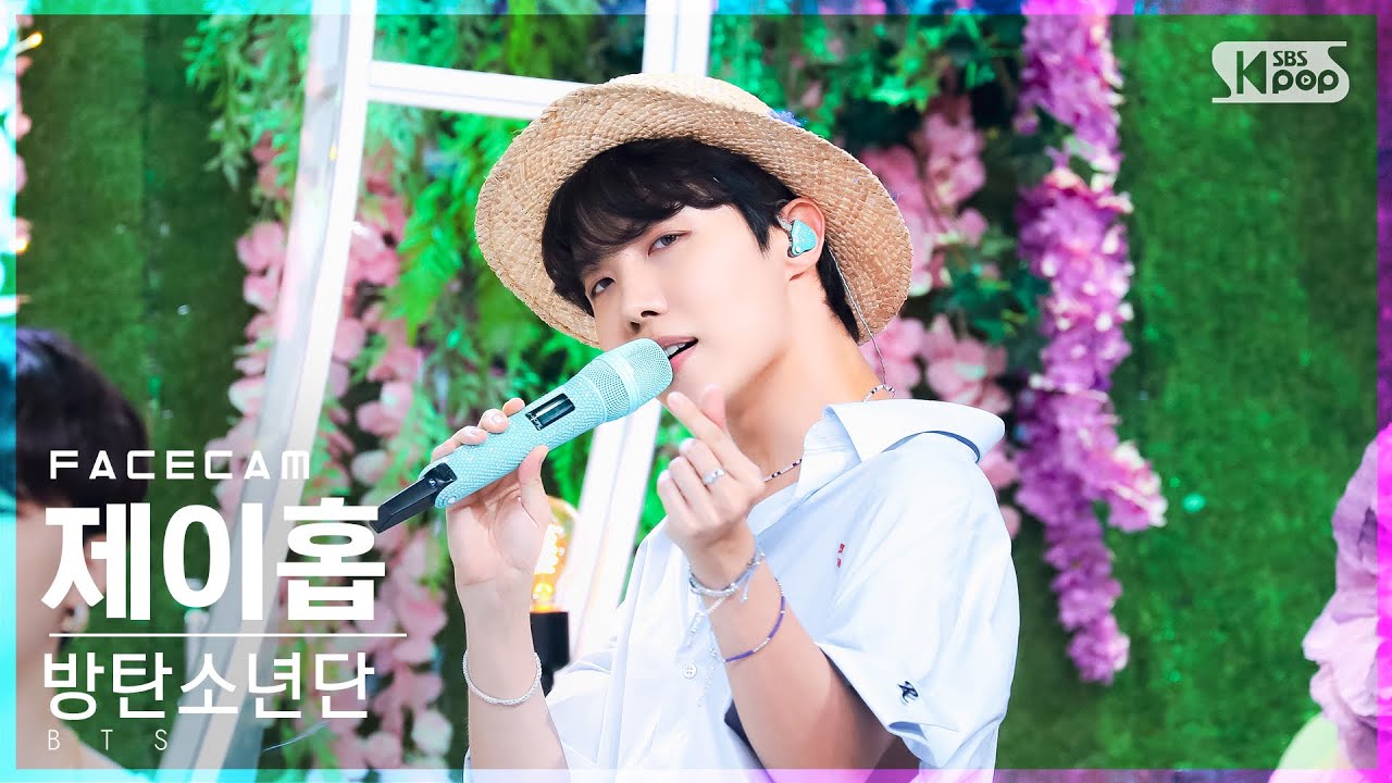 [페이스캠4K] 방탄소년단 제이홉 'For Youth' (BTS J-HOPE FaceCam)│@SBS Inkigayo_2022.06.19.