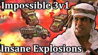 Impossible 3v1!!  Out Smarting My Enemy's With BombTrucks! | C&C Generals Zero Hour by DrGoldFish1 2,865 views 4 months ago 45 minutes