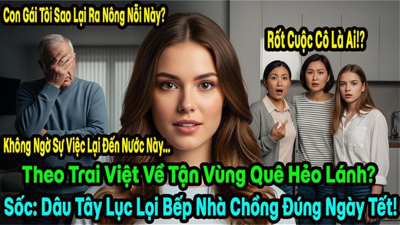 Theo Bạn Trai Việt Về Ăn Tết, Cô Gái Canada Bị Bắt Quả Tang Đang Lén Lút Lục Tung Bếp.