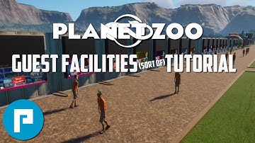 🚟 Planet Zoo | Guest Facilities (sort of) Tutorial | A look at all the new Facilities in PlanZoo!