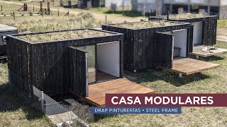Sistemas constructivos. Casa modulares Steel frame. Construcción a seco.  Ventajas y funcionalidad.