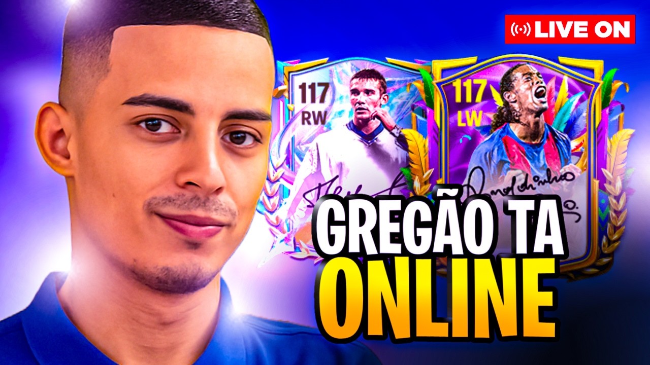 🔴 LIVE 🔛 EA FC MOBILE 26 📈 TESTANDO RONALDINHO DA BOX 🥇 ANÁLISES DE TIMES 🕵️‍♂️