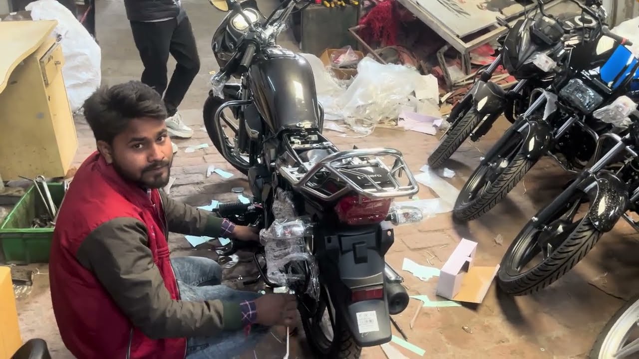 hero splendor plus xtec 2.0 getting ready for delivery must watch video