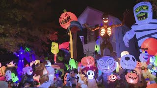 Wow! Halloween decorations in Wadsworth feature more than 50 inflatables