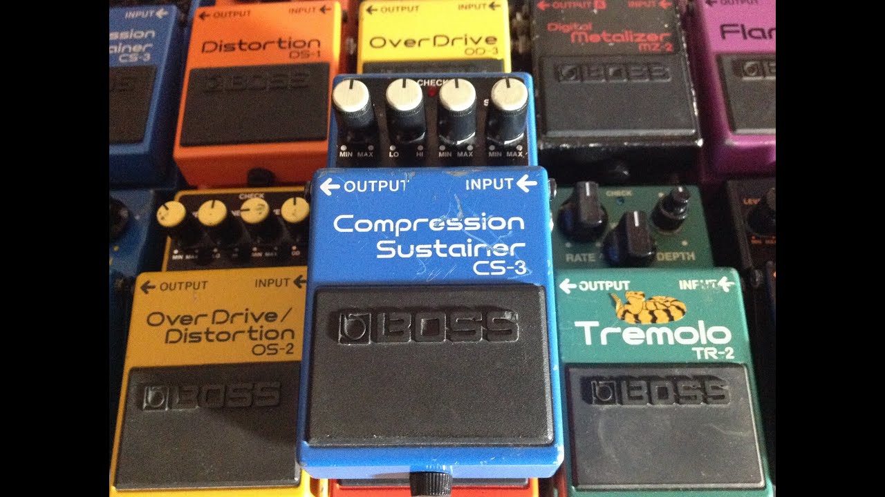 Boss Pedal Review 40: CS-3 Compressor - YouTube