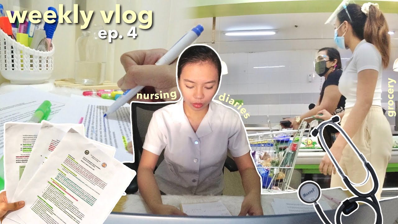 VLOG • A Week in my Life as a Nursing Student 👩🏻‍⚕️ | Philippines - YouTube