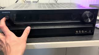How To Factory Reset Onkyo HT-R548 AV Receiver