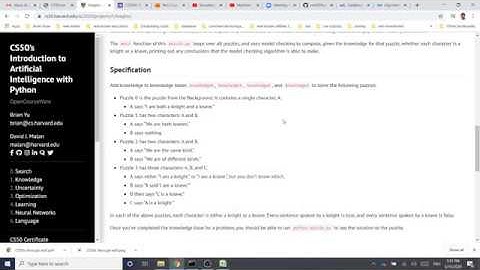 CS50 AI Submission - Knights (Artificial Intelligence and Logic/ Knowledge Representation)