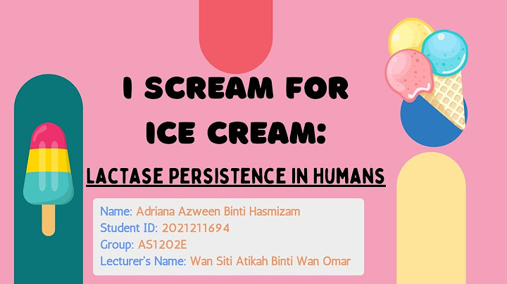 I scream for ice cream case study answer key