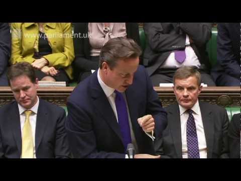 Prime Minister's Questions: 17 October 2012