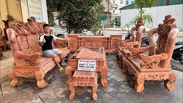 ⭐️ CHIA SẺ : Nội Thất Nghê Đỉnh & Kệ Nho Sóc cao Cấp gỗ Hương đá - ĐỒNG KỴ LINH LONG 