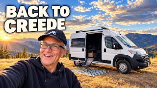 Back to Creede, Colorado 🏔️ Hilltop Camping & VANLIFE 🚐
