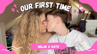 OUR FIRST TIME | Tiktok Lesbian Couple | Millie Mclay and Bluenbroke