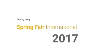 Spring Fair 2017 - Getting ready
