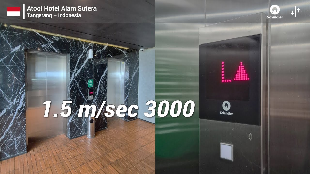 Schindler 3000 Elevators | Atooi Hotel Alam Sutera, Tangerang, ID