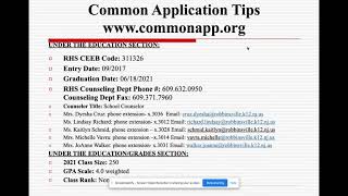 How to Link Naviance and Common App