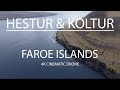 Faroe Islands Hestur Koltur 4K Cinematic Winter Drone Landscape