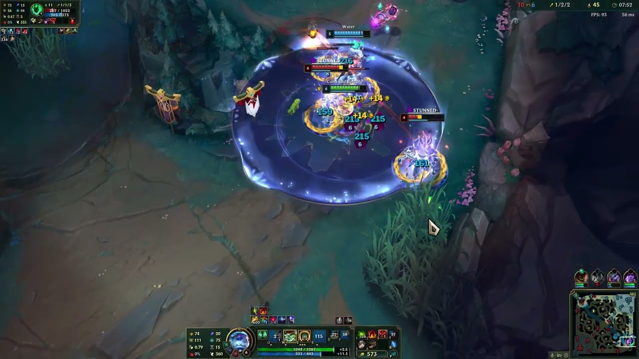 [LoL] dragon steal into a quadra kill