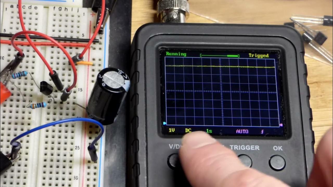 Voltage ramp basics using J310 JFET transistor current source and