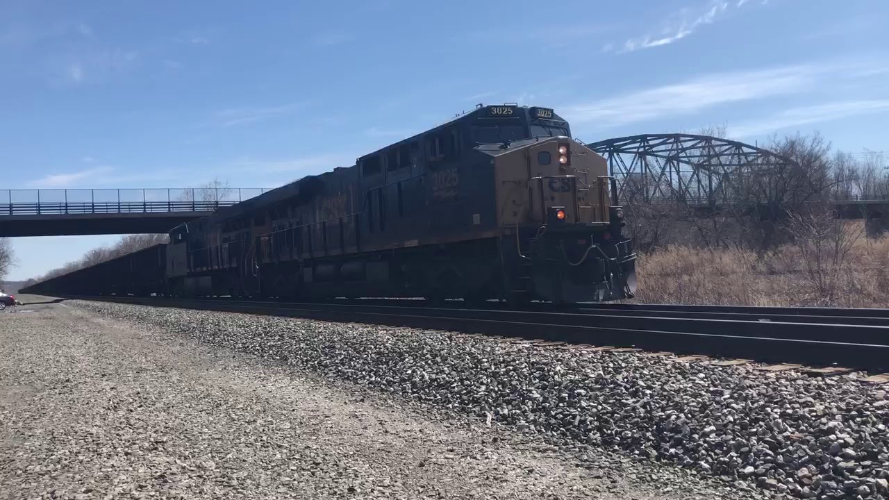 CSX E618 Empty Coal Train at CP 359 Lyndon Rd in Fairport NY YouTube