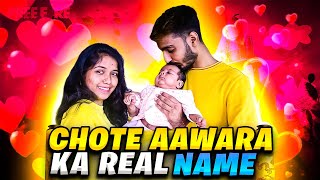 Chota AAWARA Ka Real Naam 😍 Name Reveal Vlog || Free Fire