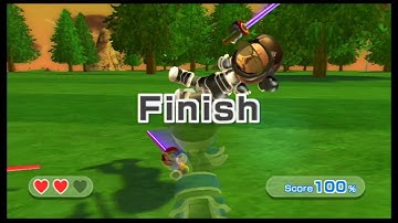 Swordplay Showdown, but every level has 80 Miis