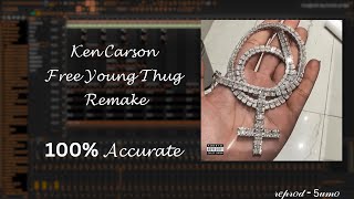 [100% ACCURATE] Free Young Thug - Ken Carson FL Studio Remake + [FREE FLP[