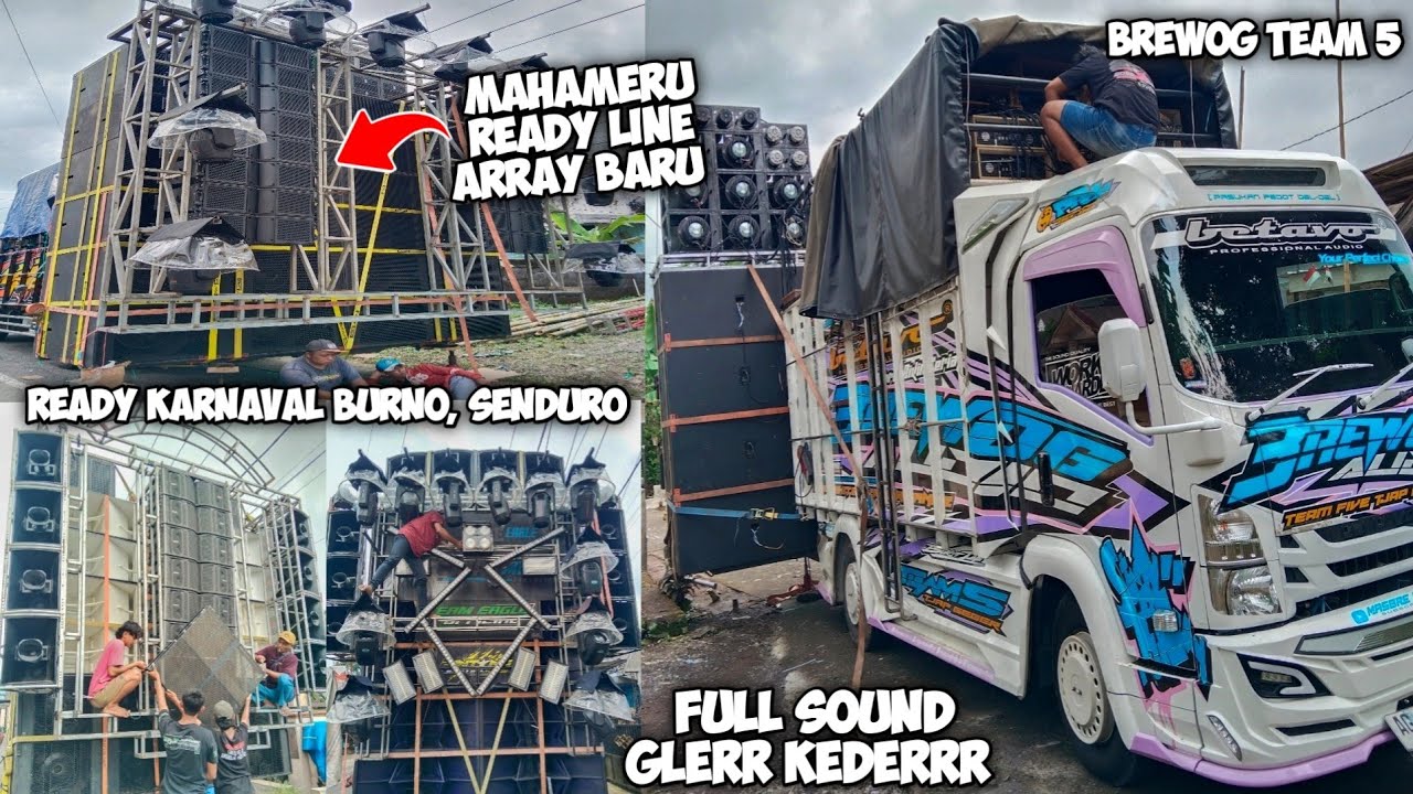 DERETAN SOUND GLERR DI ACARA KARNAVAL BURNO, SENDUROO‼️FULL JOS JIS 💥