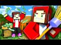 MAIZEN : JJ made the girl angry - Minecraft Animation