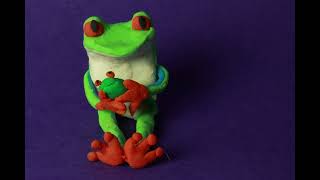 Tree Frog Tadpole, Claymie Claymation Stop-Motion Animation