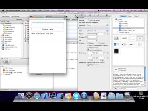 iPhone SDK Tutorial - 1 - setText (Deutsch)