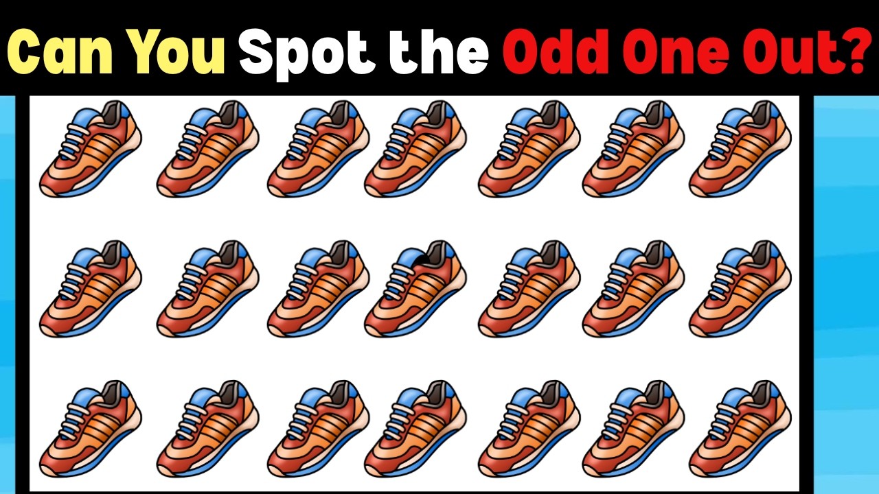 Can You Spot the Odd One Out Household Items Observational Skills  Brain Test