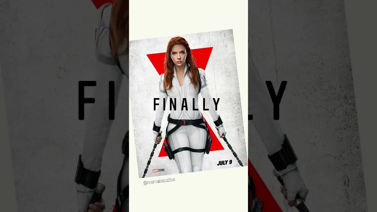 MARVEL BLACK WIDOW NEW DATE ANNOUNCEMENT POSTER