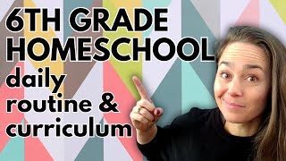Homeschooling a 6th grader | Daily routine, curriculum, and activities