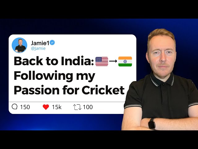 Jamie Alter interview about returning to India for cricket journalism