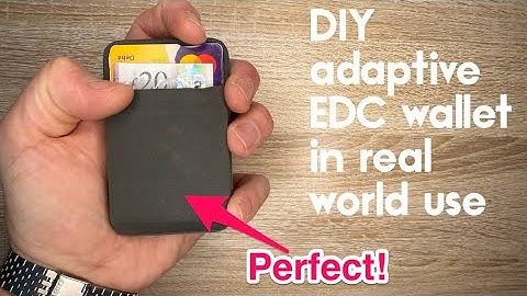 This £4.50 DIY wallet is just about the best wallet ever! #edc #wallet #pocket #tools #diabetes