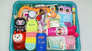 Unboxing latest stationery items- pencil box, geometry box, pencil sharpener, helicopter pen