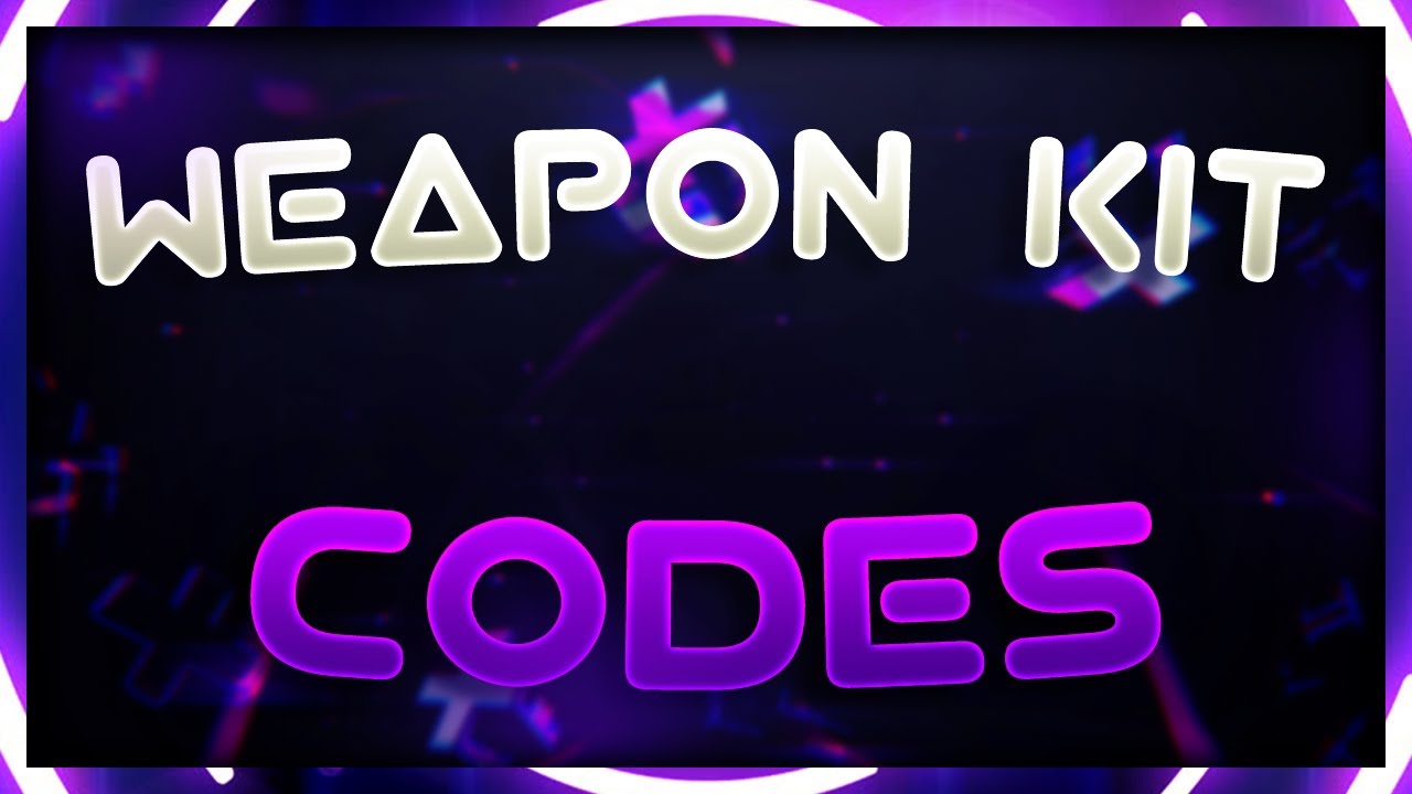 Weapon Kit Codes FREE BEACH BOX YouTube